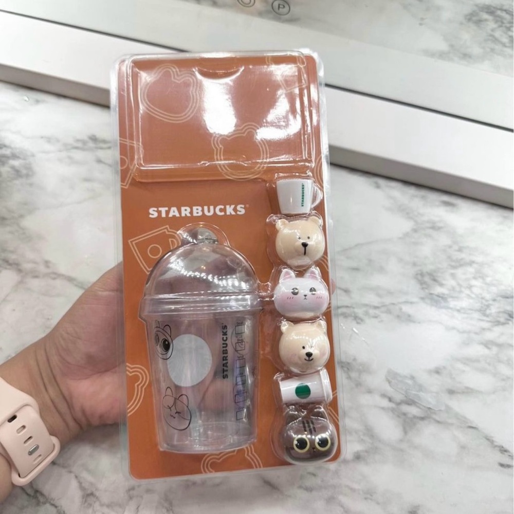Starbucks 2022 China Frappuccino Ornament Keychains